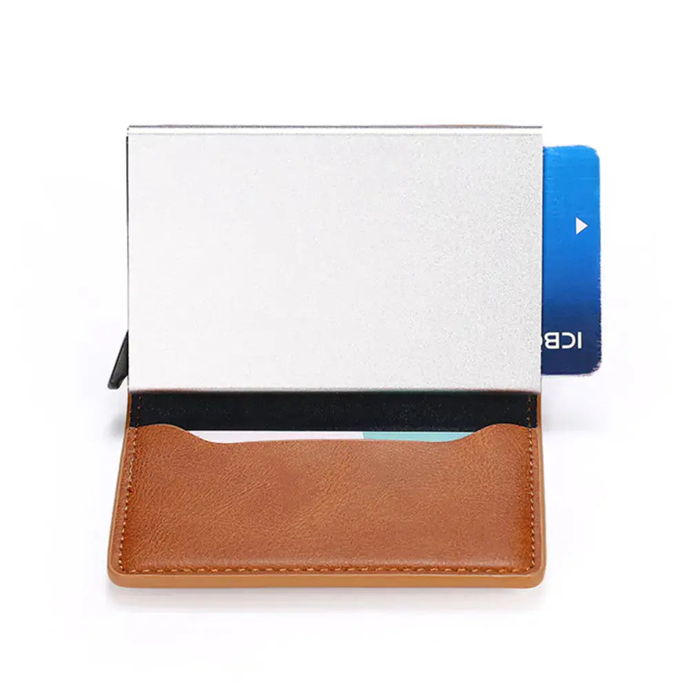 Porte-cartes en cuir pour homme premium avec protection RFID