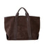 Vintage Suede Large-Capacity Tote Bag