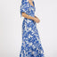 Charming Summer Floral Puff Sleeve Dress with Cutout Back – A Unique Blend of Elegance and Playfulness - Korvel