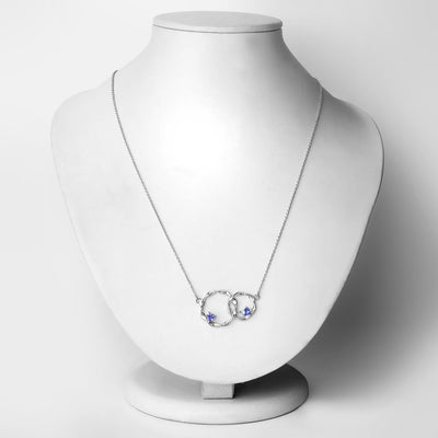 0.38 Carat Genuine Tanzanite Sterling Silver Pendant