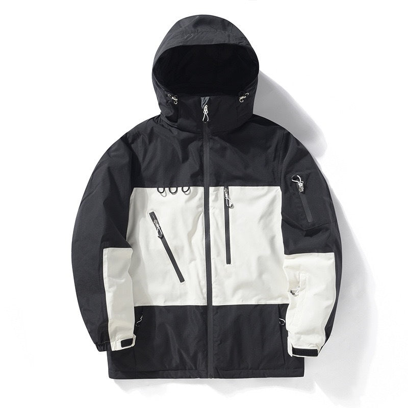 Chaqueta a Prueba de Viento con Color Combinado y Aislante