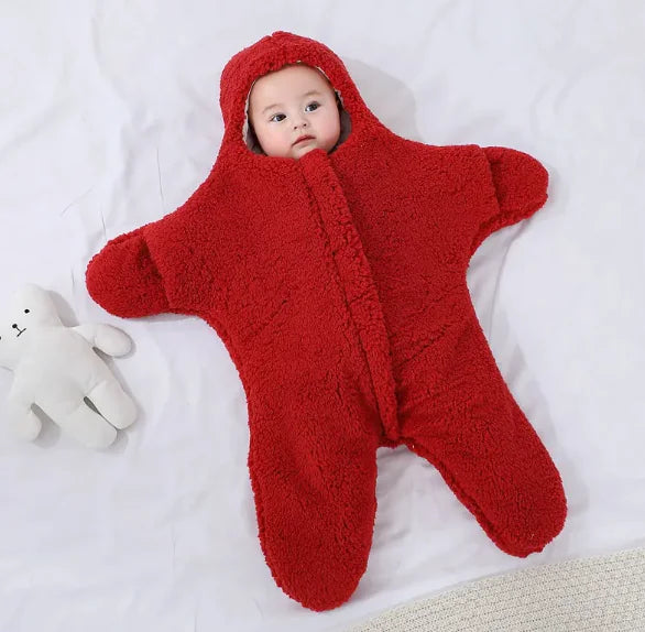 Simple Pentagram Shape Baby Cuddling Quilt