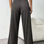 Pantalones de Pierna Ancha con Cuerda para un Estilo Sin Esfuerzo