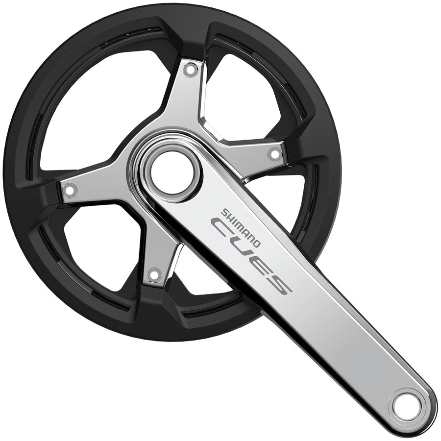 Shimano CUES FC-U6030-1 Crankset - 170mm 9/10/11-Speed Silver