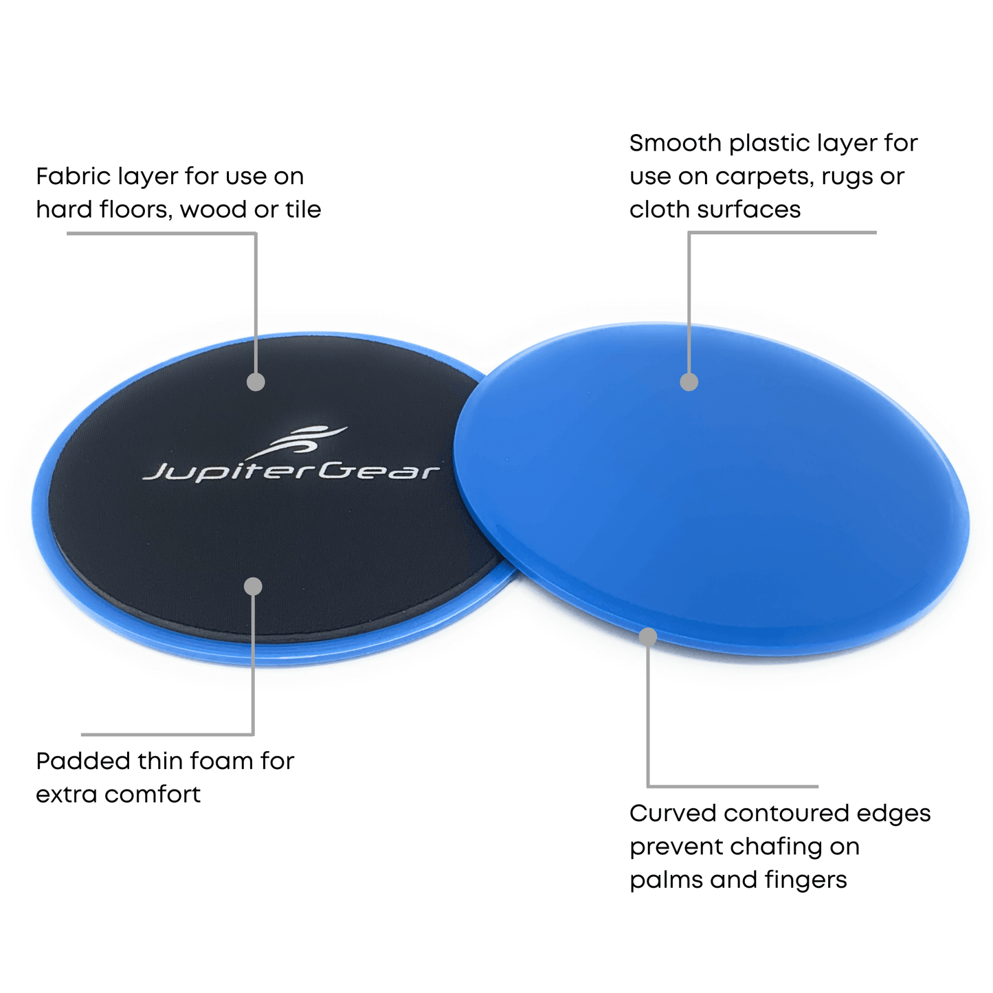 Core and Abs Exercise Slider Discs