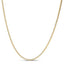 14k Yellow Gold Round Pave Franco Chain - 2.30 mm