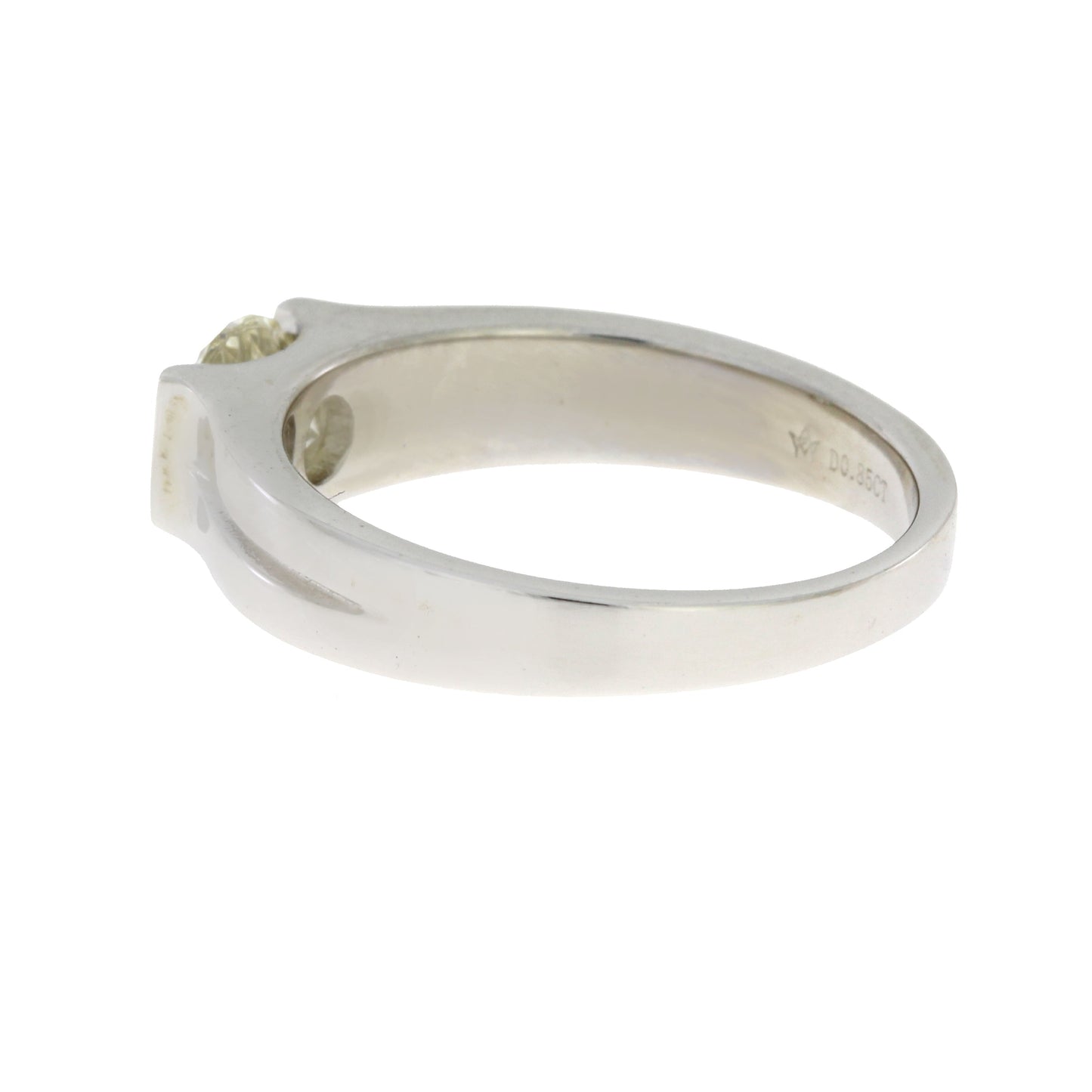 Genuine Cubic Zirconium Sterling Silver Engagement Ring
