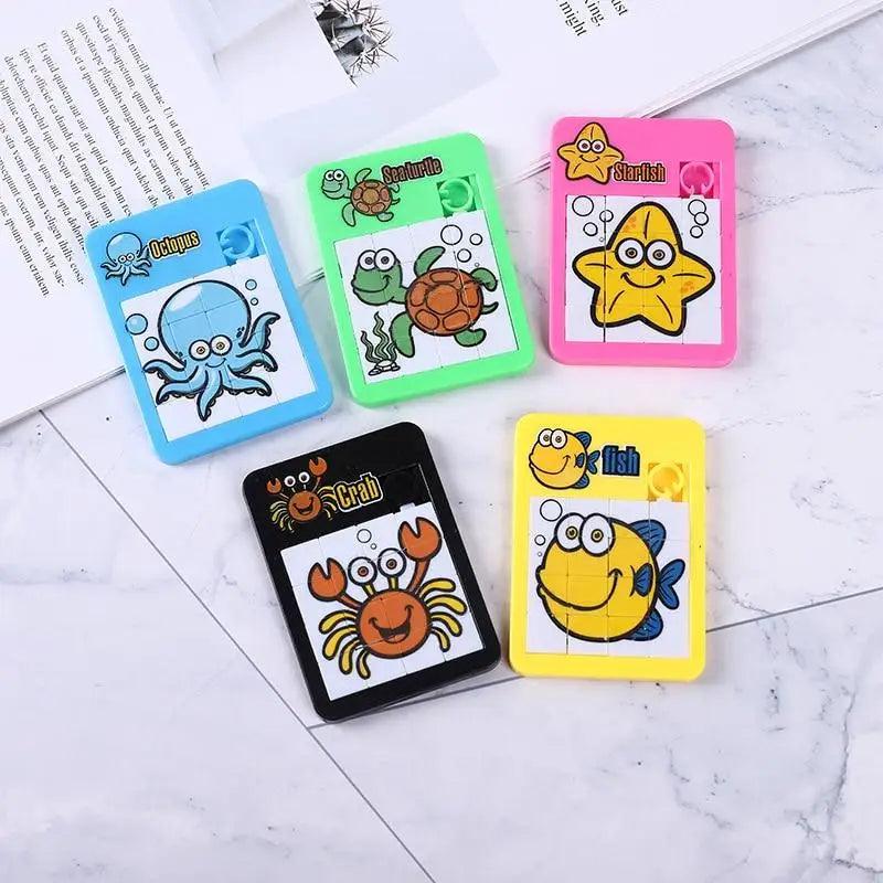 Juego de Rompecabezas de Dibujos Animados de Animales para la Educación Temprana