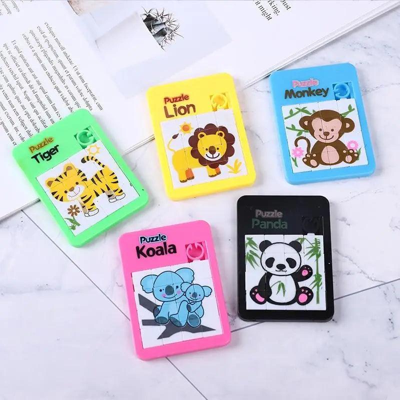 Juego de Rompecabezas de Dibujos Animados de Animales para la Educación Temprana