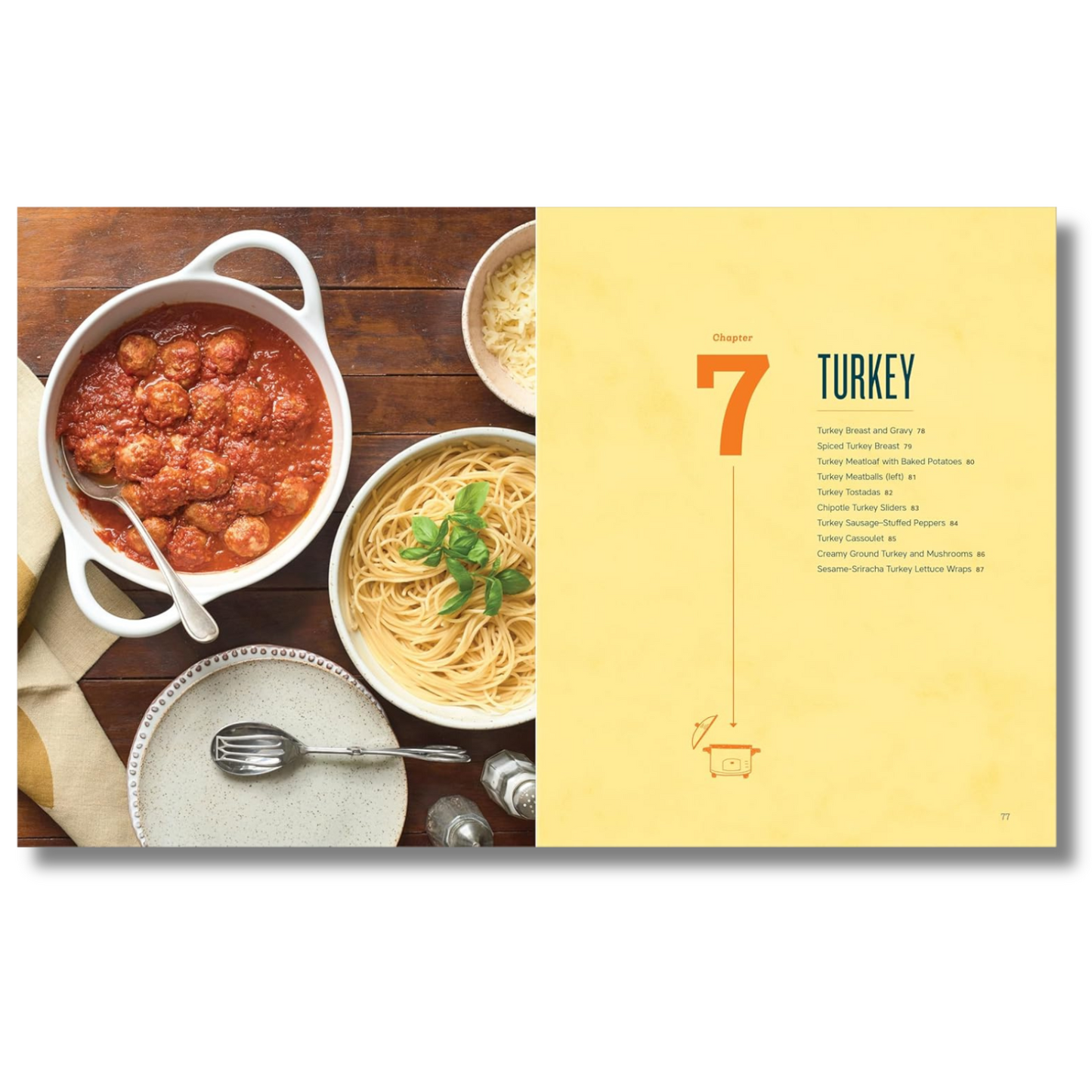 The Easy 5-Ingredient Slow Cooker Cookbook: 100 Delicious No-Fuss Meals for Busy People (Spiral Bound) - Korvel