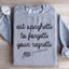 Sudadera "Come espaguetis para olvidar tus arrepentimientos"