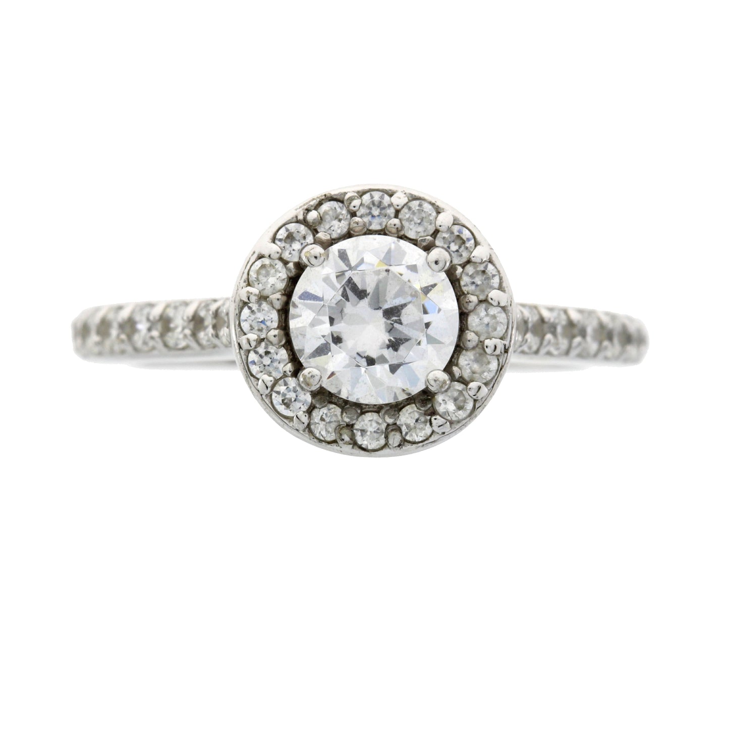 Genuine Cubic Zirconium Ring in Sterling Silver