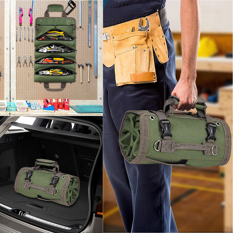 Kit de Transporte de Herramientas de Tela Oxford con Bandolera