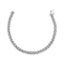 .925 Sterling Silver Diamond Miracle Plate Link Bracelet