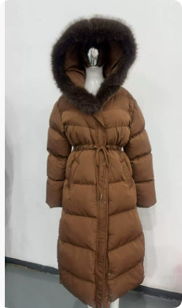 Women's Premium Warm Parka with Detachable Fur Collar