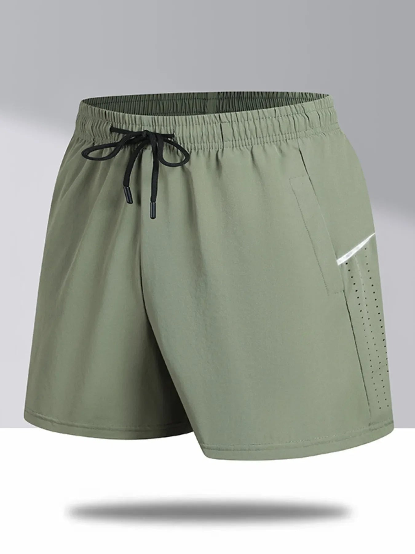Pantalones Cortos Jogger con Cintura Ajustable para Hombre en Tallas Grandes