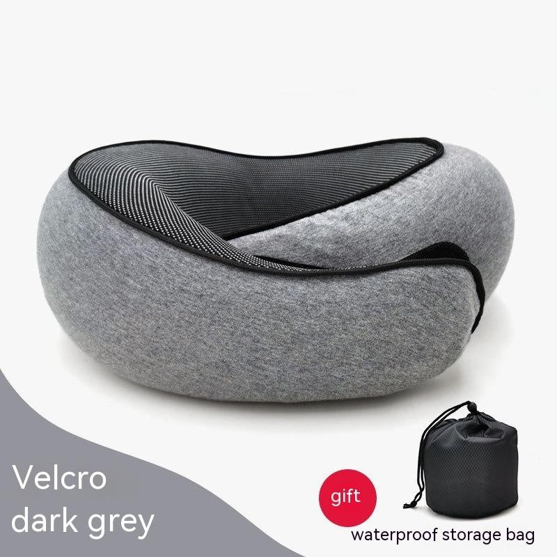 Premium Travel Neck Pillow - U-Shaped Memory Foam Cushion