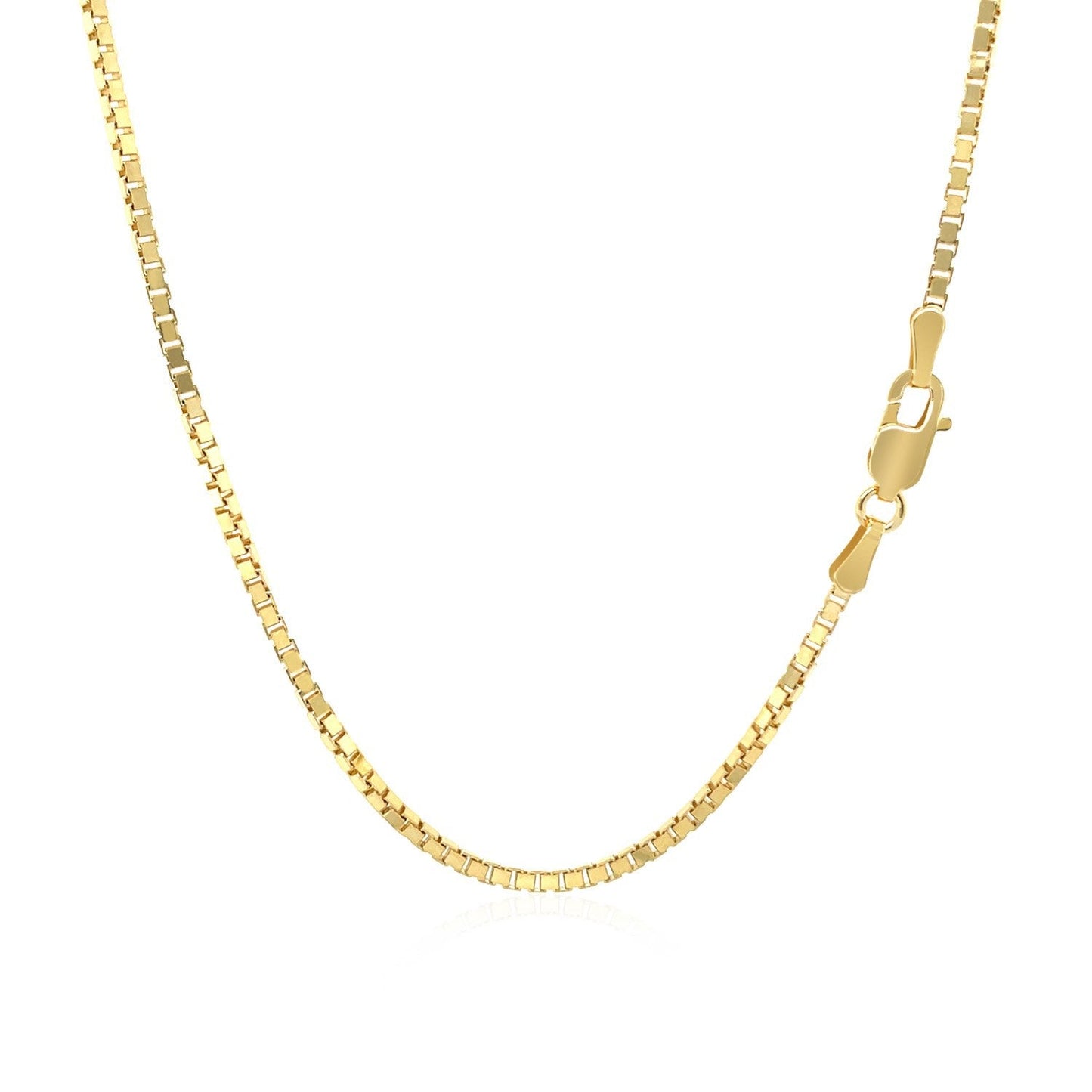 14k Yellow Gold Classic Box Chain - 1.4mm