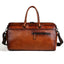 Handmade Retro Leather Satchel Bag with Large Capacity