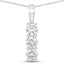 0.75 Carat Lab Grown Diamond Pendant in 14K White Gold