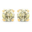 1.02 Carat Genuine LB Diamond 14K Yellow Gold Earrings