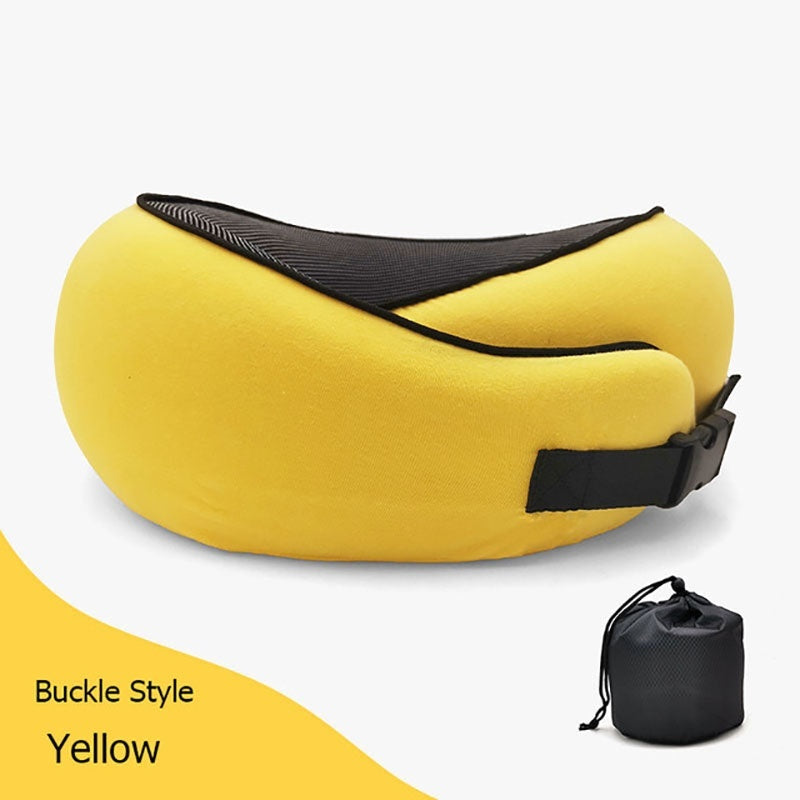 Premium Travel Neck Pillow - U-Shaped Memory Foam Cushion