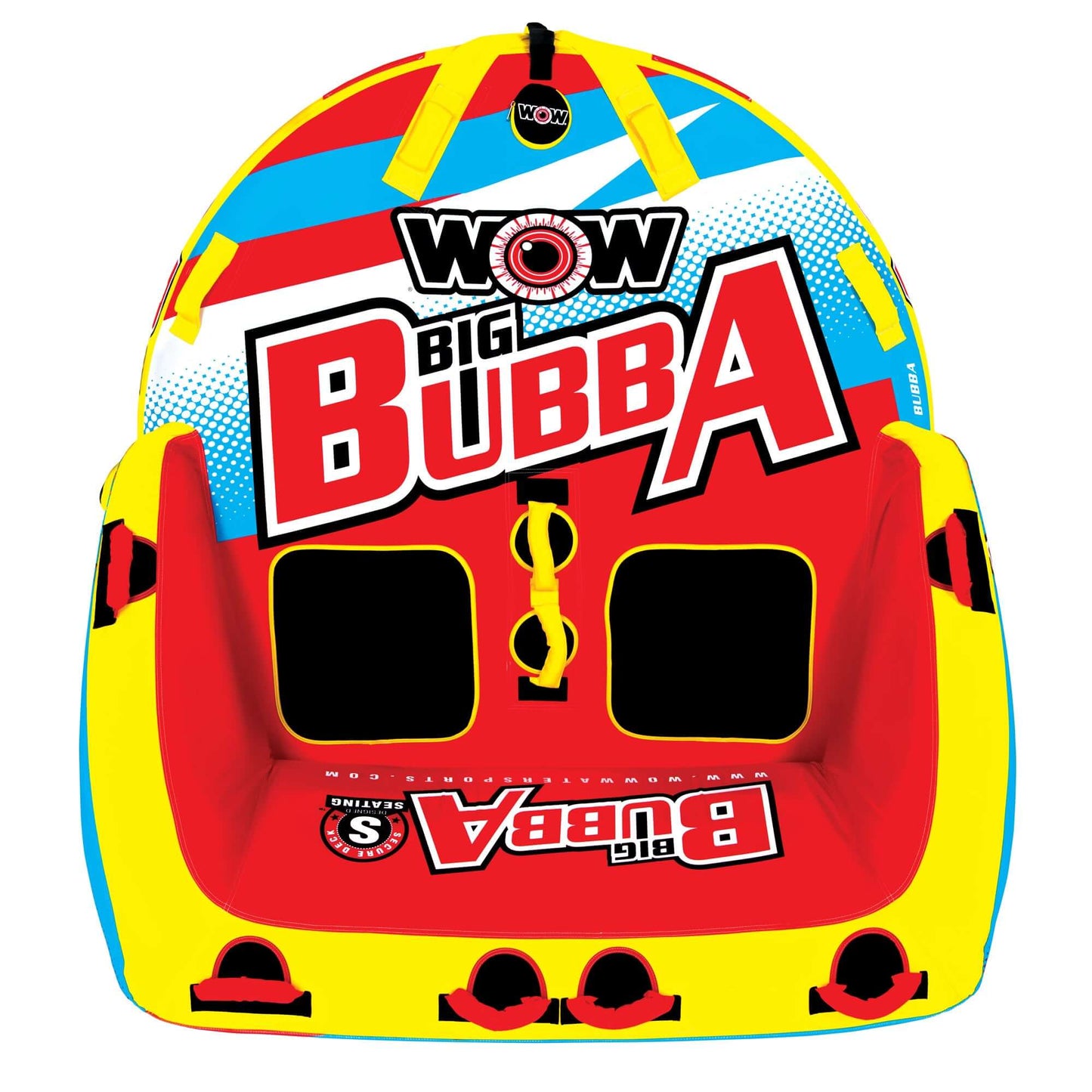 WOW Watersports Big Bubba Hi Vis 2 Person Towable Water Tube