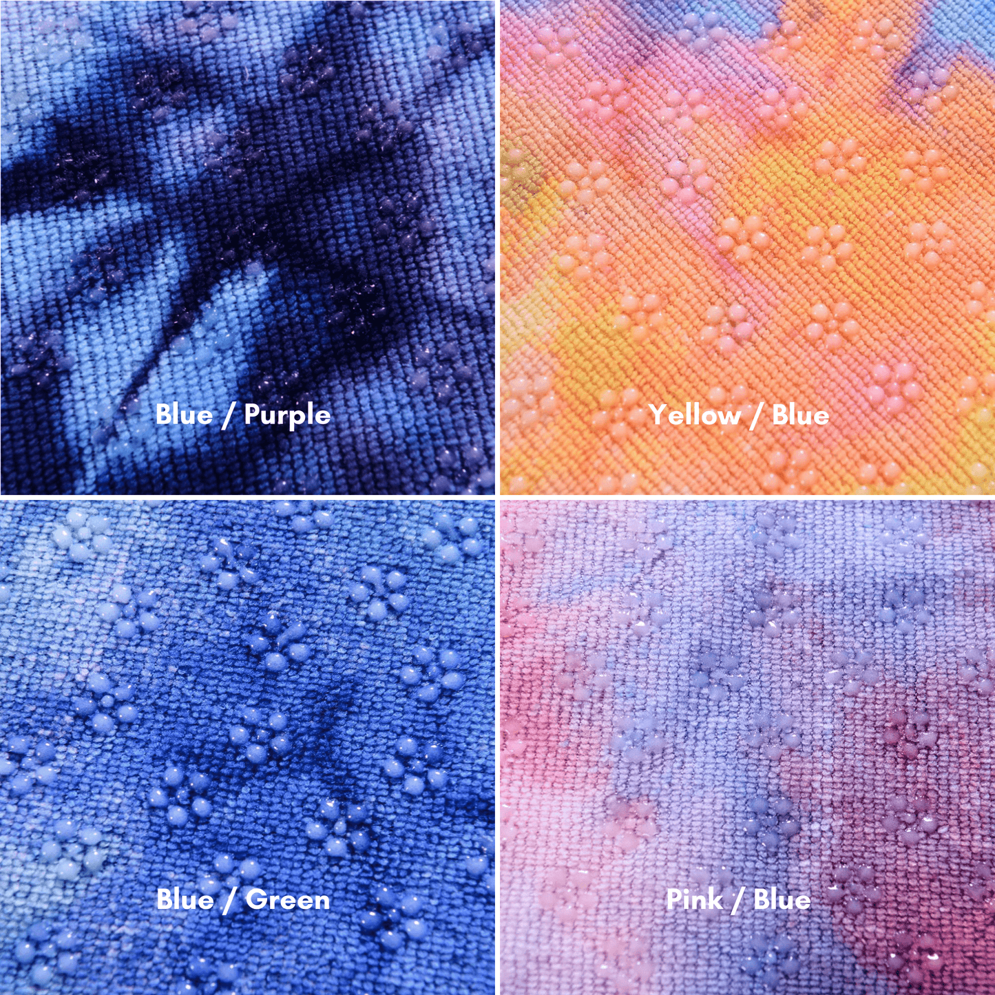 Toalla de Yoga Tie Dye JupiterGear con Puntos Antideslizantes