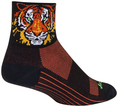 SockGuy Classic Easy Tiger Socks - Large/X-Large