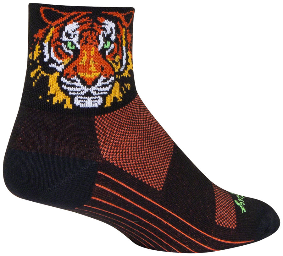 SockGuy Classic Easy Tiger Socks - Small/Medium