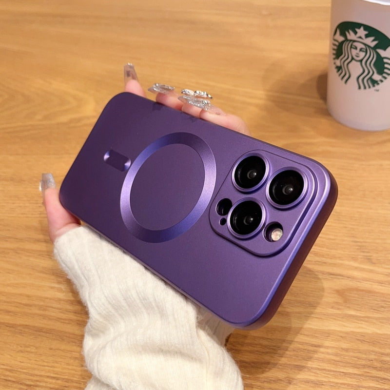 Funda Mate de Lujo para Carga Inalámbrica Magnética