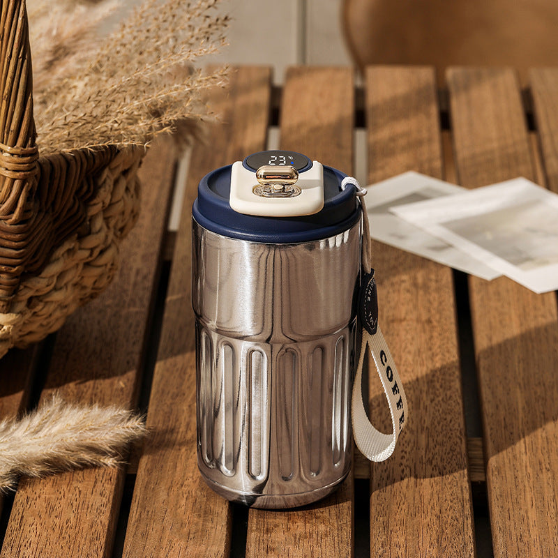Botella Térmica Digital Inteligente - Taza de Acero Inoxidable Aislada de 450ml