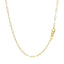 14K Yellow Gold Fine Paperclip Chain Necklace