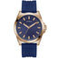 Guess Men's Champ Watch - Blue Dial & Silicone Strap