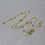 14k Yellow Gold Bead Links Saturn Chain - 18 inches
