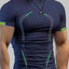Camiseta Activa de Cuello Mock de Talla Grande para Hombre