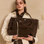 Premium Suede One-Shoulder Travel Tote Bag