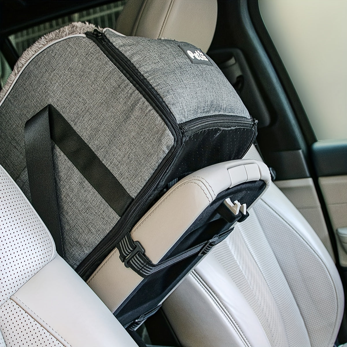 Asiento de coche de viaje acogedor para mascotas pequeñas