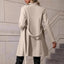Women's Elegant Lace-up Slim-fit Woolen Coat