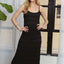 Robe Midi Cami en Dentelle à Col Scoop Élégante pour Femmes