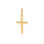 14k Two Tone Gold Crucifix Pendant