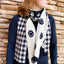 Checked On Happiness Cozy Scarf
