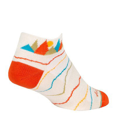 Sockguy Nomad 1" Ankle Socks - Size 5-9 - White