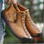Men's Stylish Ankle Boots with Zipper for Outdoor Activities