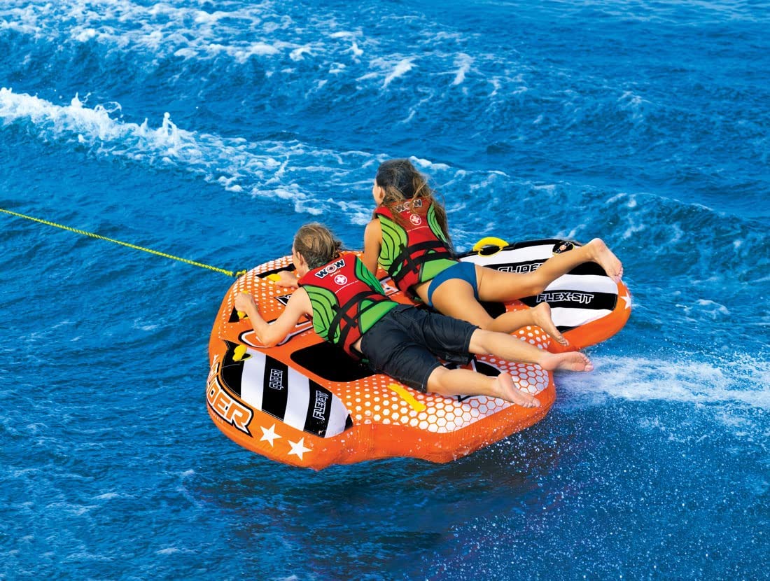 WOW Watersports Glider 2 Person Towable avec sièges flexibles