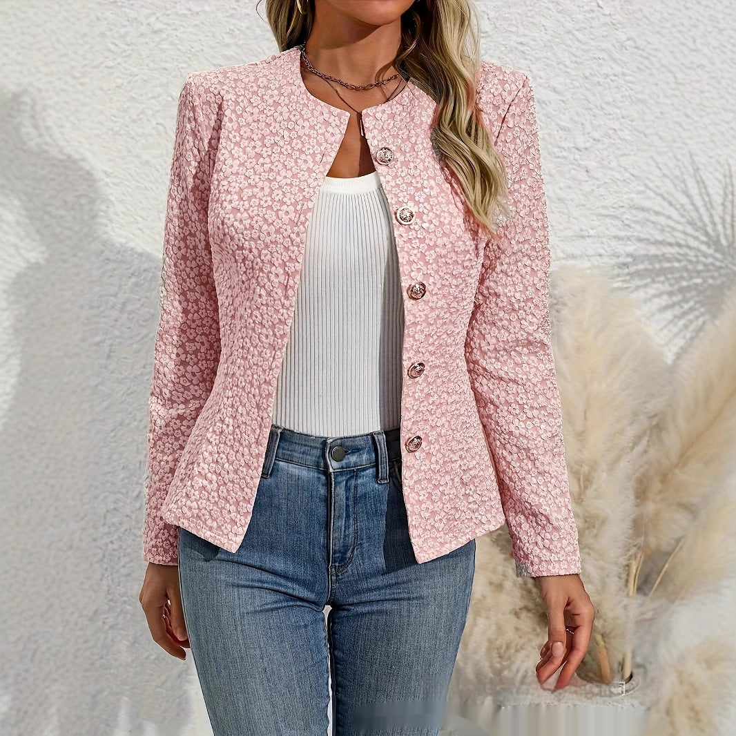 Manteau court chic de style français pour femmes