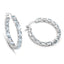 5.70 Carat Genuine Blue Topaz Earrings in Sterling Silver
