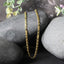 Collier en chaîne en cœur en or jaune 14 carats - 2,9 mm