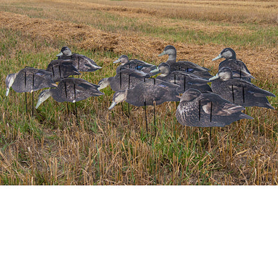 Pro II Lite Black Duck Silhouette Decoys
