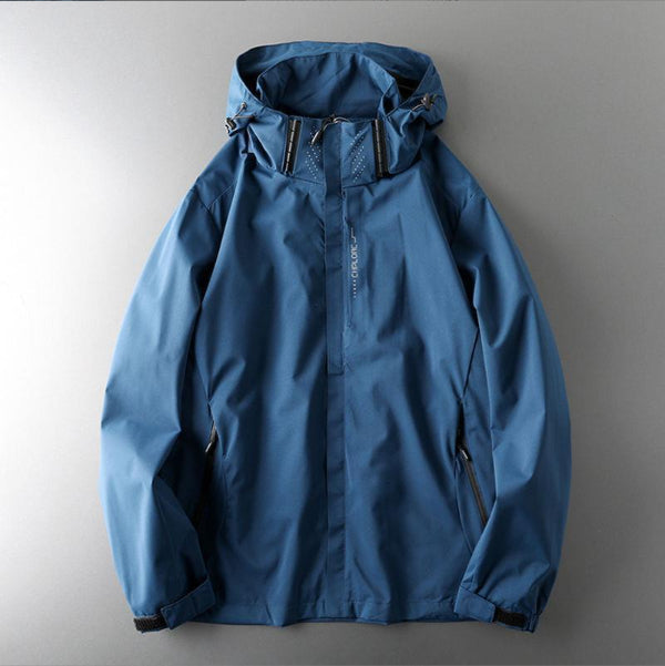 Chaqueta Exterior Impermeable y Cortaviento para Hombre